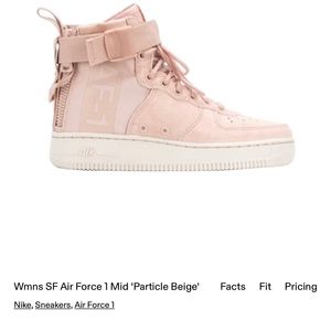 NIKE!!! SF Air Force 1 Mid ‘Particle Beige’ Women’s US 7